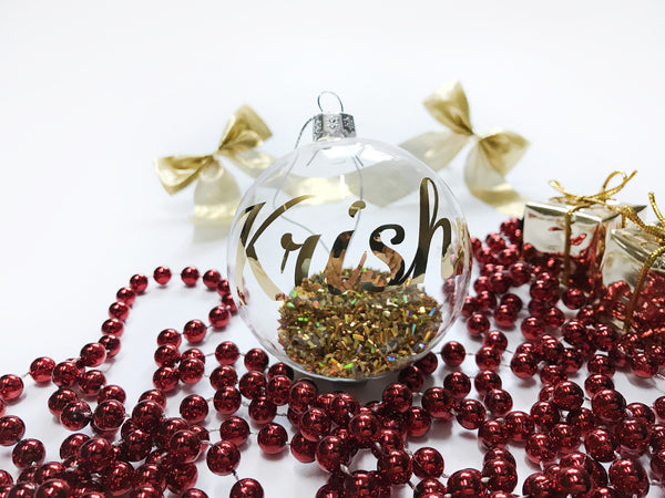 Personalised Christmas Ornament - Baubles