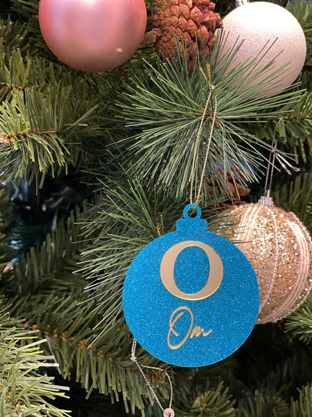 3D Name & Initial Christmas Ornaments