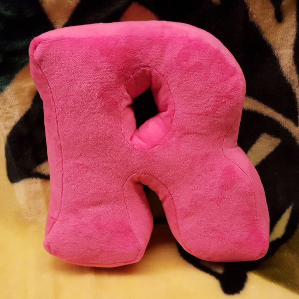 Plush Personalised Alphabet Initial Pillow