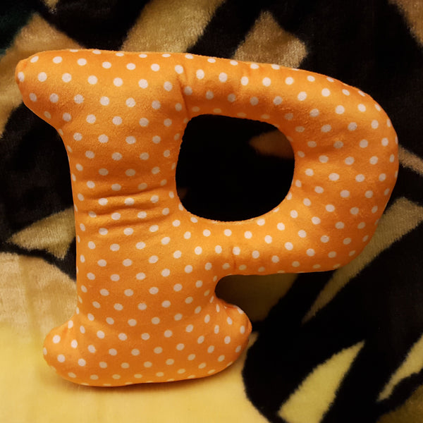 Plush Personalised Alphabet Initial Pillow