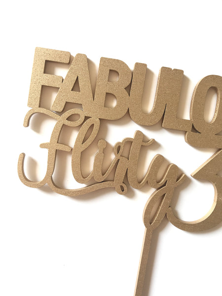 Cake Toppers - Wooden