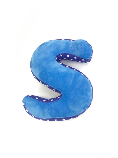 Plush Personalised Alphabet Initial Pillow with Name