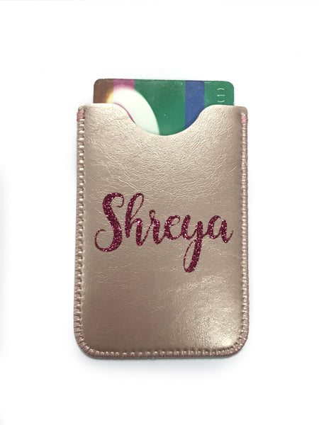 Personalised Card Holder