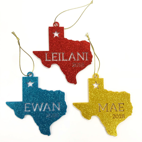 City/ State Christmas Ornament
