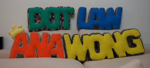 Personalised Alphabet Name Pillow