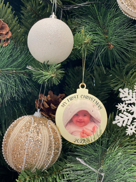 My First Photo Christmas Ornament