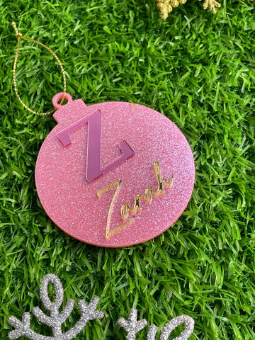 3D Name & Initial Christmas Ornaments
