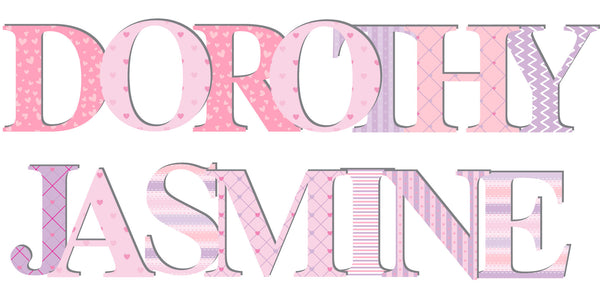 Name Decor - Pink