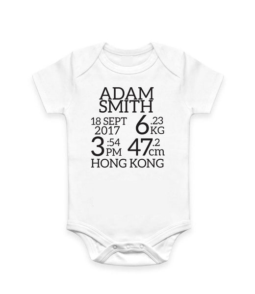 Personalised Baby Rompers