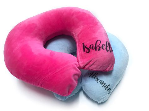Plush Personalised Neck Pillow