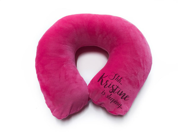 Plush Personalised Neck Pillow